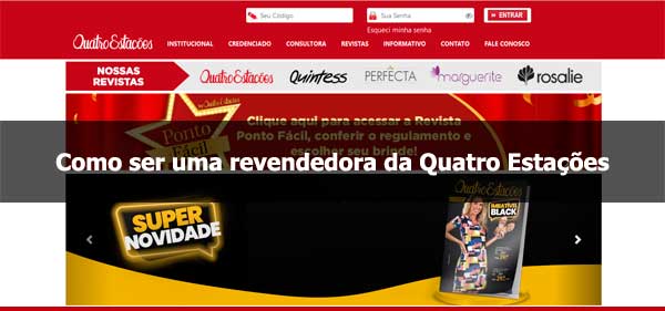 Como ser uma revendedora da Quatro Estações