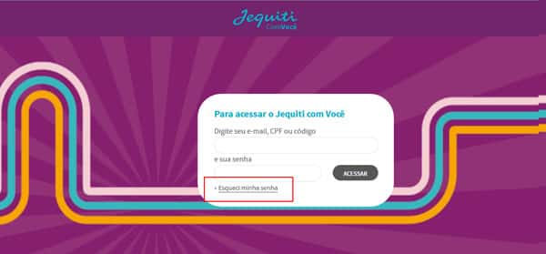 Recuperar senha consultora Jequiti