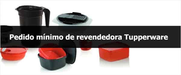 Pedido mínimo de revendedora Tupperware