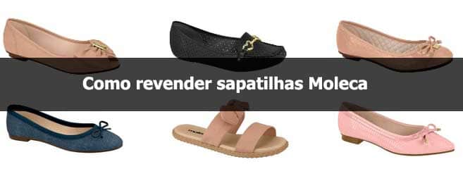 Como revender sapatilhas Moleca