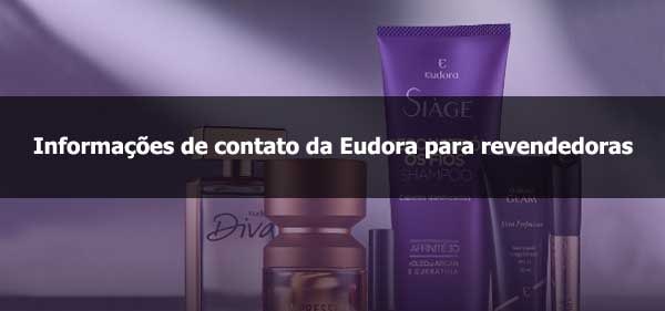  Informações de contato da Eudora para revendedoras