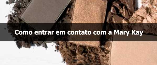 Como entrar em contato com a Mary Kay