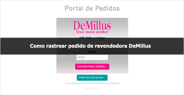 Como rastrear pedido DeMillus