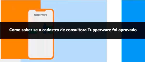 Como saber se o cadastro de consultora Tupperware foi aprovado